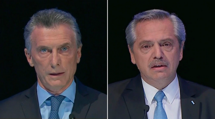Debate presidencial 2019: los cruces mas fuertes entre Mauricio Macri y Alberto Fernández
