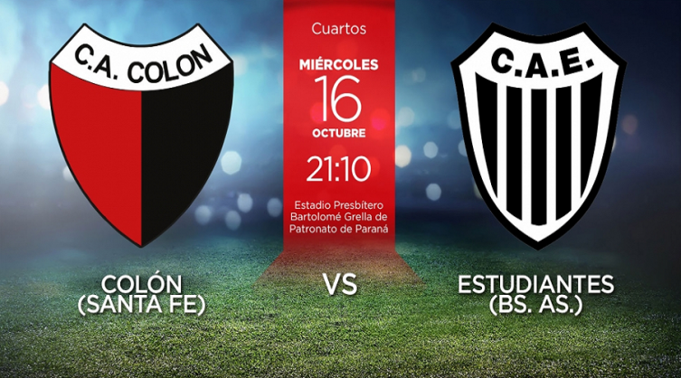 Colón quiere seguir su racha copera ante Estudiantes (BA): hora, formaciones y TV