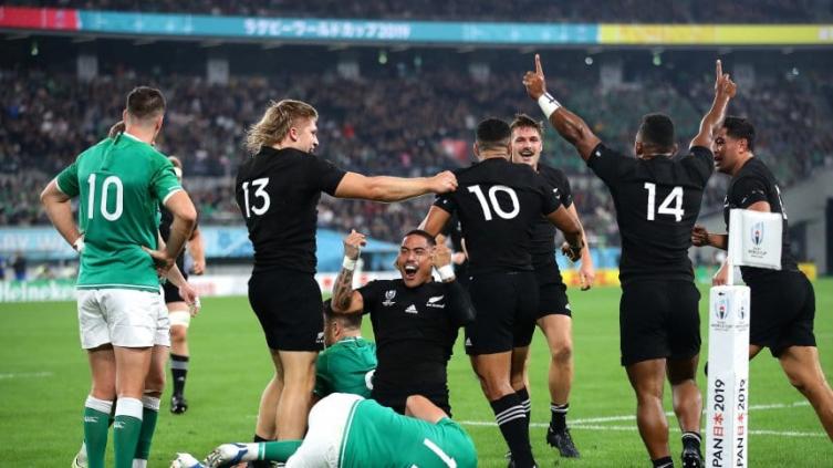 Nueva Zelanda venció a Irlanda y es semifinalista del Mundial
