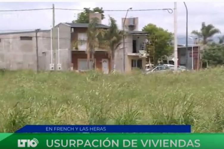 Denuncian usurpación de viviendas en Bº Esmeralda Este II