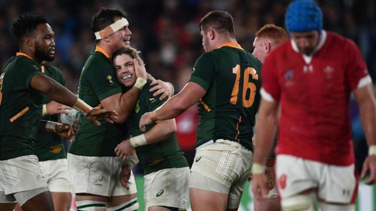 Sudáfrica venció a Gales y jugará la final con Inglaterra