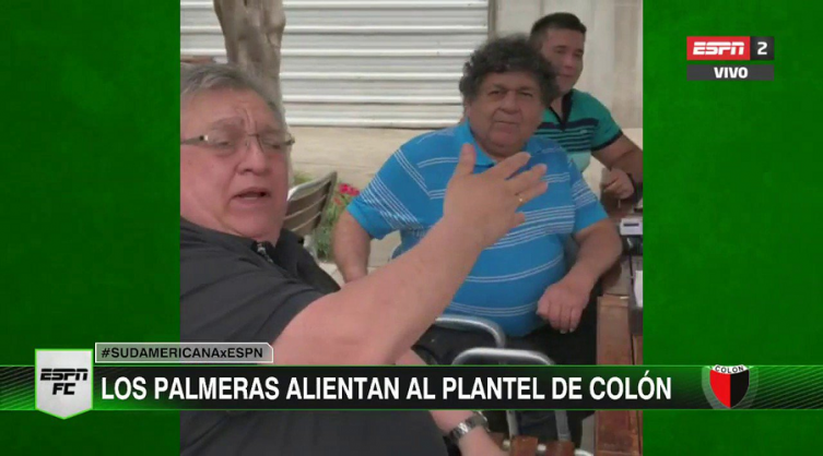 El mensaje motivador de Los Palmeras al plantel de Colón