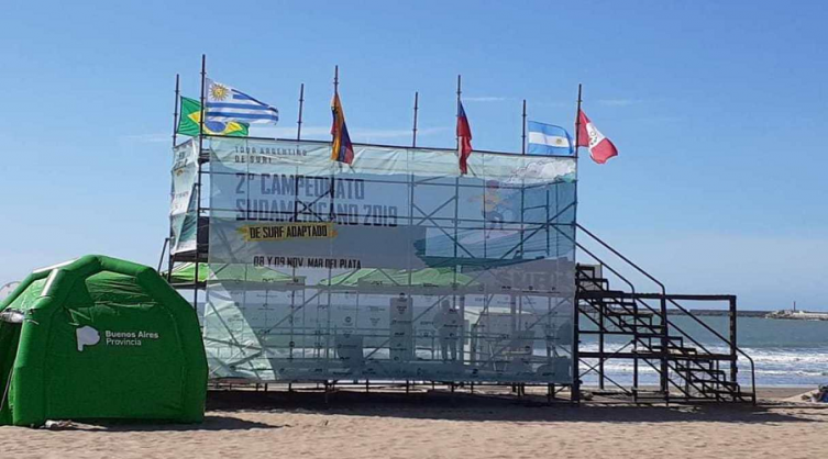 Mar del Plata ya está lista para el Campeonato Sudamericano De Surf Adaptado