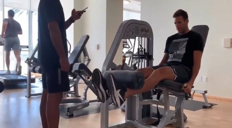 Del Potro se bajó de la exhibición con Federer: “Todavía no estoy en condiciones”