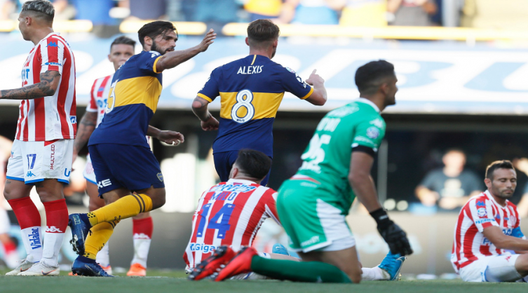 Unión empezó perdiendo casi desde el vestuario de la Bombonera y no pudo reaccionar ante Boca