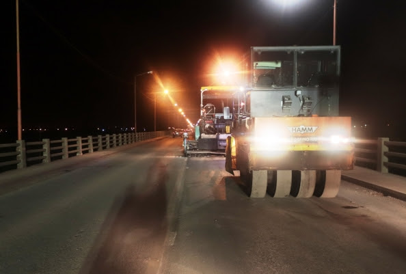 Se retoman los trabajos sobre el Puente Carretero