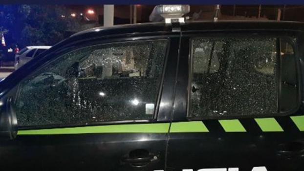 Balearon un patrullero de Seguridad Vial 