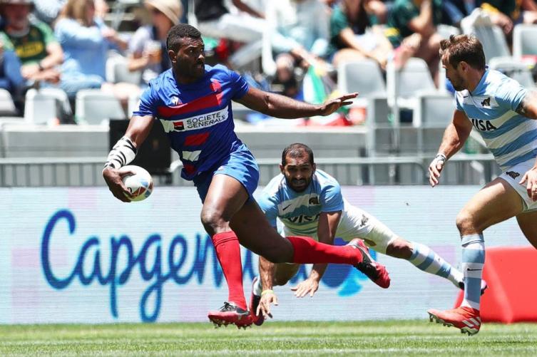 Rugby seven: Los Pumas perdieron con Francia y se despidieron en cuartos de final