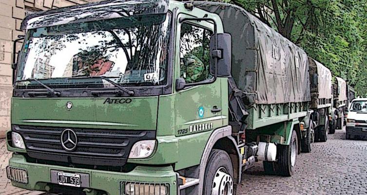 Las FFAA colaboran en el plan de emergencia