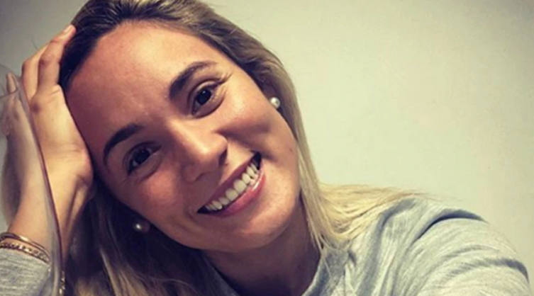 Rocío Oliva se tapó el tatuaje que llevaba con la palabra “Diego”