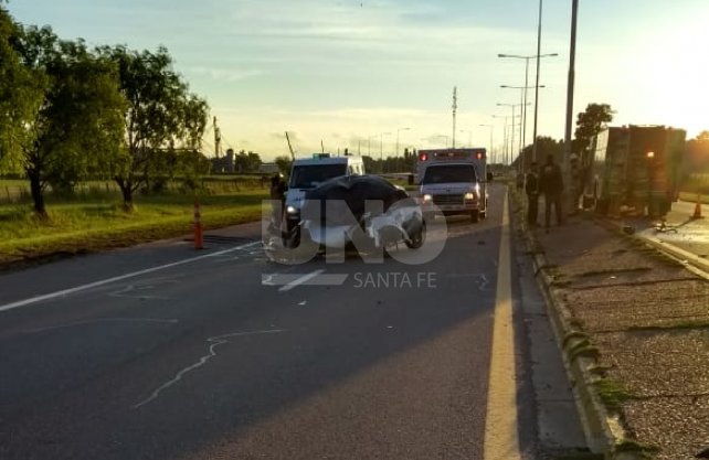 Violento choque : un conductor fallecido en la Ruta 19