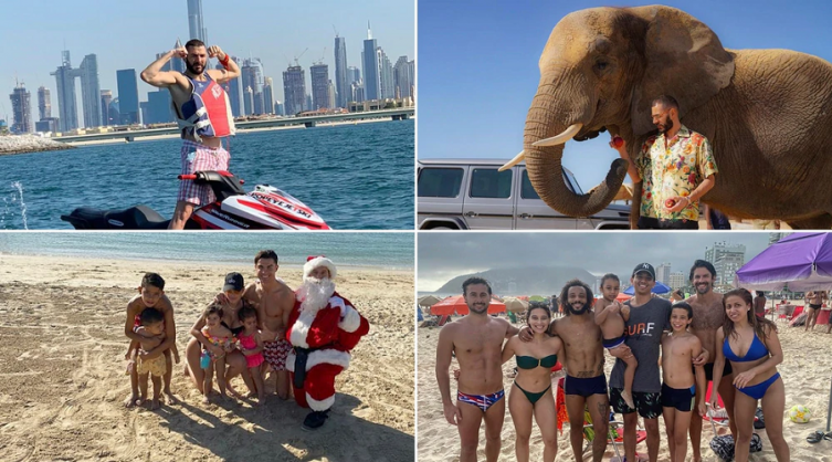 Las vacaciones más lujosas de las figuras del fútbol mundial