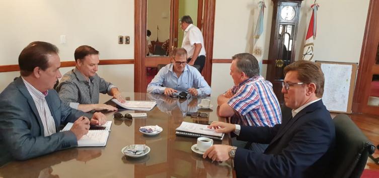 Los Senadores radicales Michlig, Borla, Marcón y Enrico se reunieron con el Ministro Borgonovo