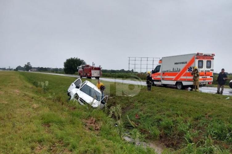 Dos custodios de Perotti sufrieron un accidente 
