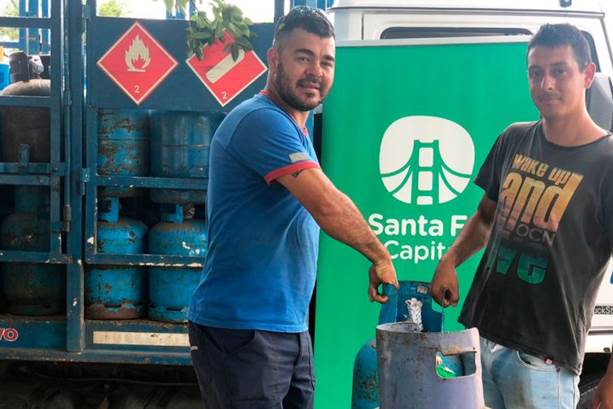 La Municipalidad logró bajar el precio de la garrafa accesible