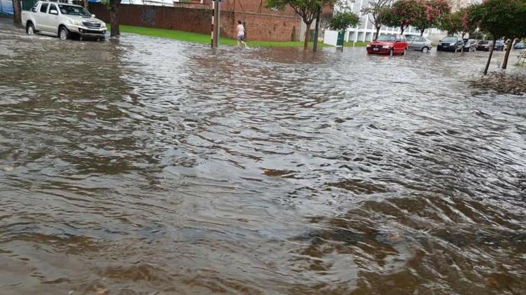 Venado Tuerto afectada por un fuerte temporal de lluvia