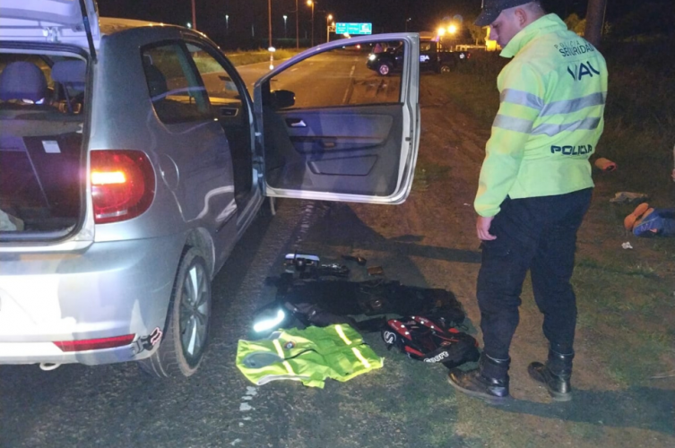 Detuvieron a tres personas con armas de fuego en un control vial