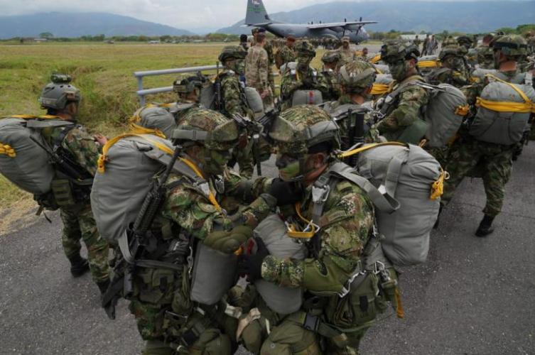 Se inició ejercicios militares conjuntos entre Colombia y Estados Unidos