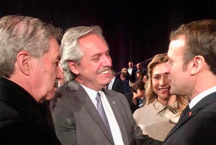 Alberto Fernández se reúne con Macron en París