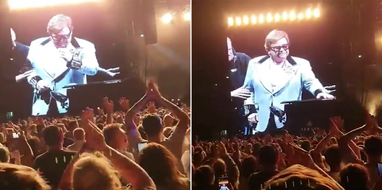 Elton John suspendió entre lágrimas su concierto y reveló que tiene neumonía