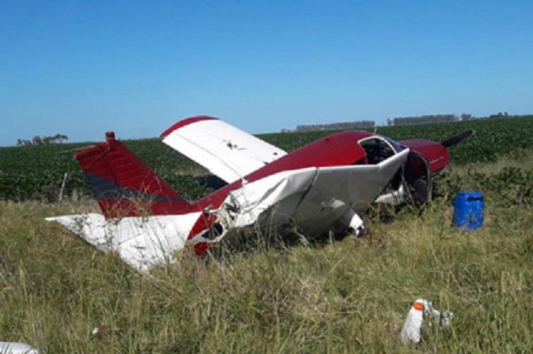 Hallan una avioneta abandonada cerca de San Justo