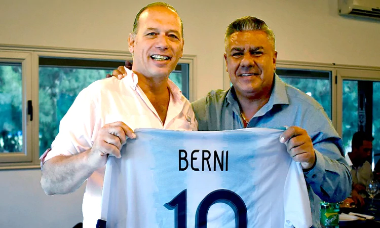 El presidente de la AFA se reunió con Sergio Berni por la seguridad en Buenos Aires
