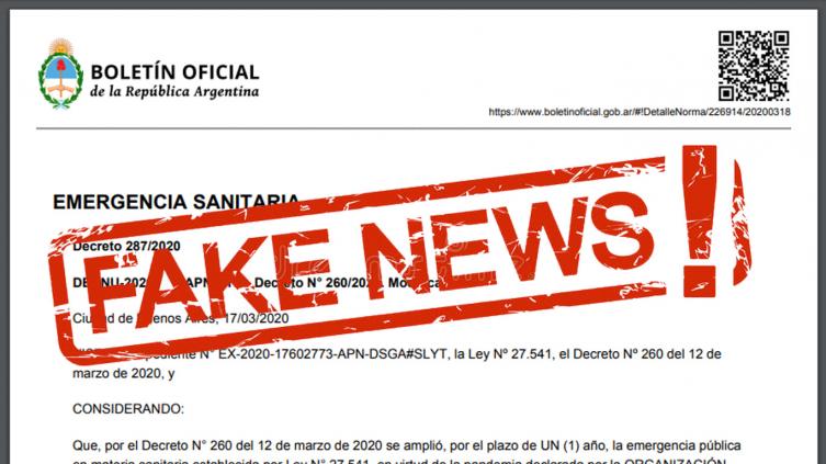 El Gobierno adivierte sobre un falso texto de decreto que está circulando
