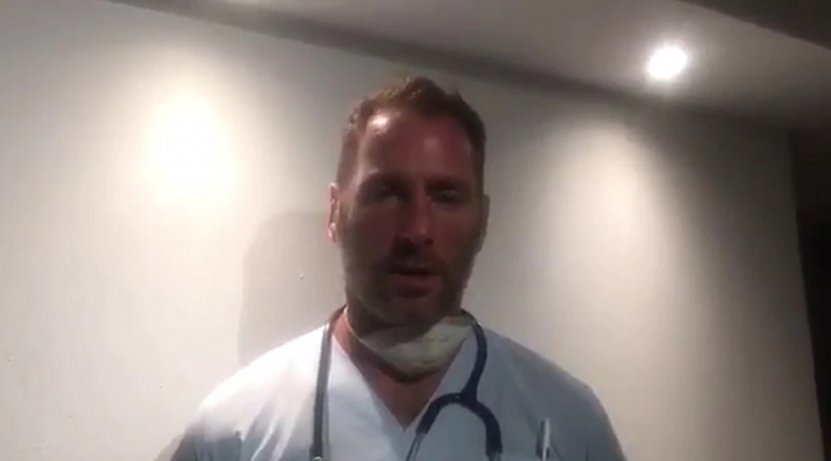 El mensaje del ex Puma que hace guardia en un hospital y lucha contra el coronavirus