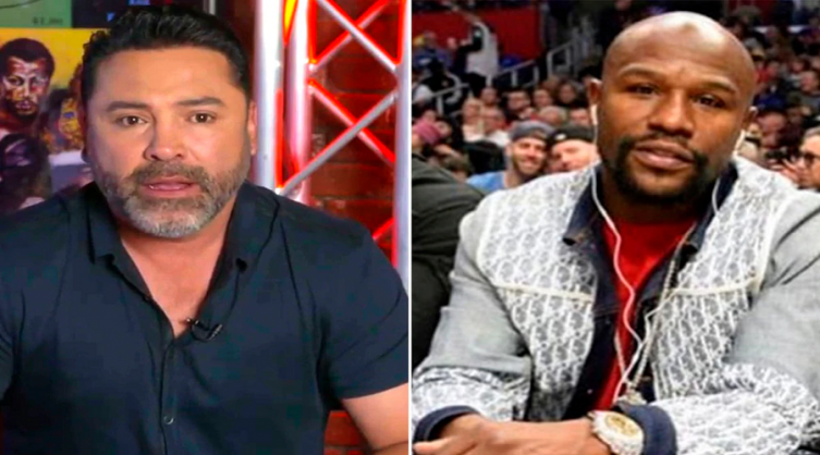 De la Hoya desafió a Mayweather para recaudar dinero para la lucha contra el coronavirus