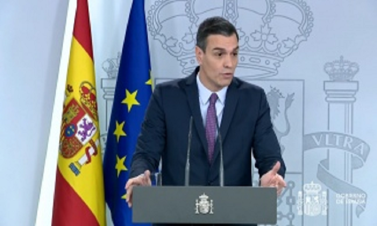 Sánchez reclamó ayuda a la UE y 
