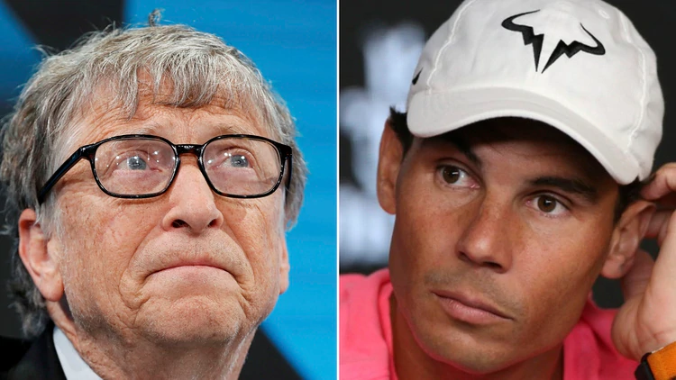 El día que Bill Gates le anticipó a Rafa Nadal la crisis mundial por el coronavirus