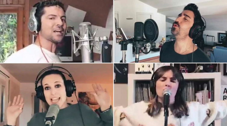 Los cantantes españoles se unieron para hacer una gran versión de Resistiré