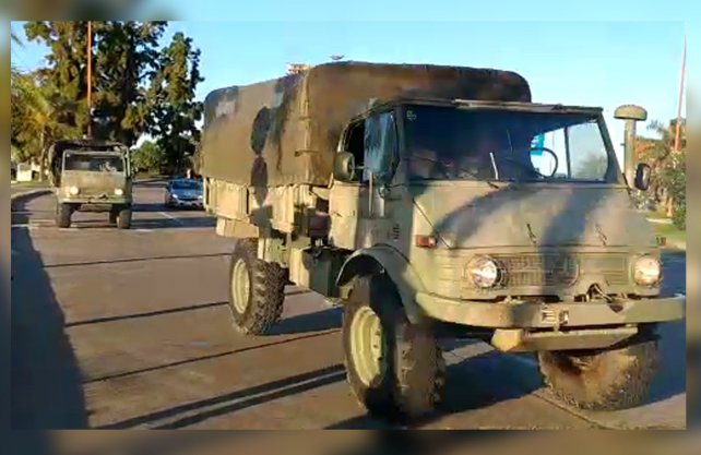 El Ejército comienza a distribuir bolsones a barrios vulnerables