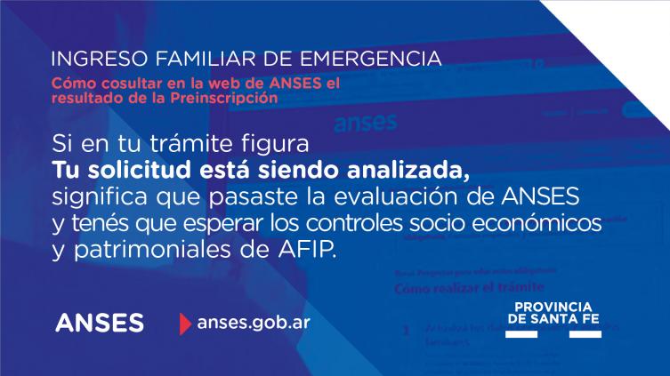 Anses brinda precisiones sobre las consultas por el IFE