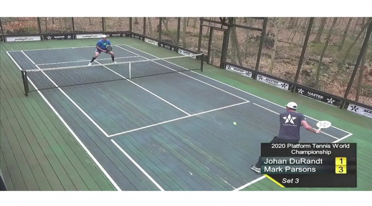 El tenis de plataforma: el extraño deporte que sigue en pie en Estados Unidos y llegó a la TV