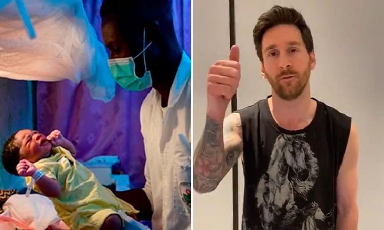 El mensaje de Messi a los profesionales de la salud: “Son héroes anónimos”