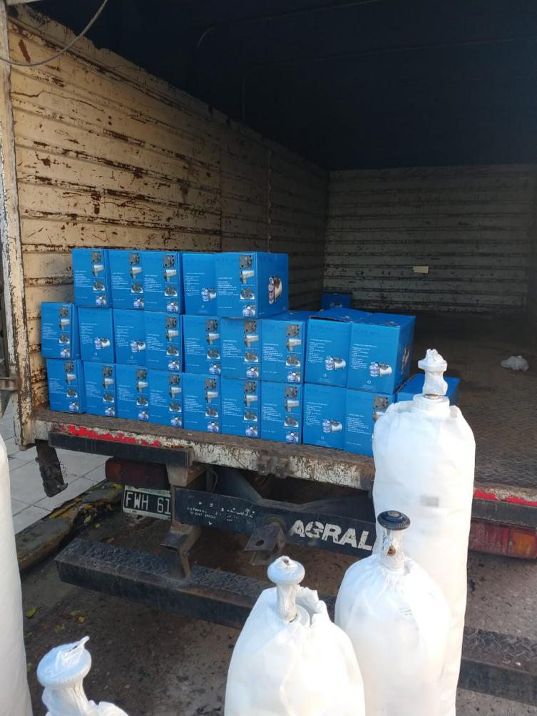 Entregaron material sanitario a cárceles de la provincia