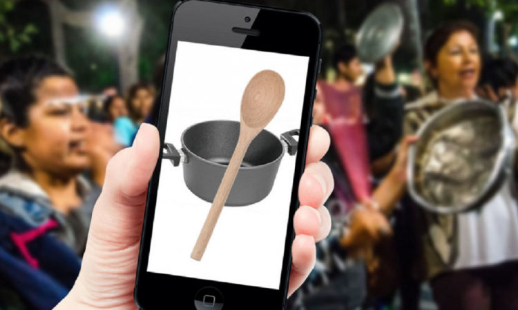 Cacerolazo: lanzan una App que replica el ruido de protesta