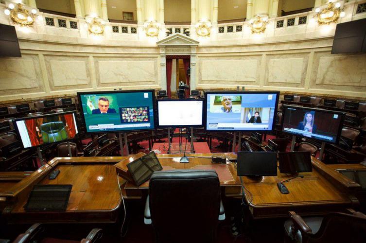 El Senado tendrá su primera sesión virtual remota el miércoles 13 de mayo