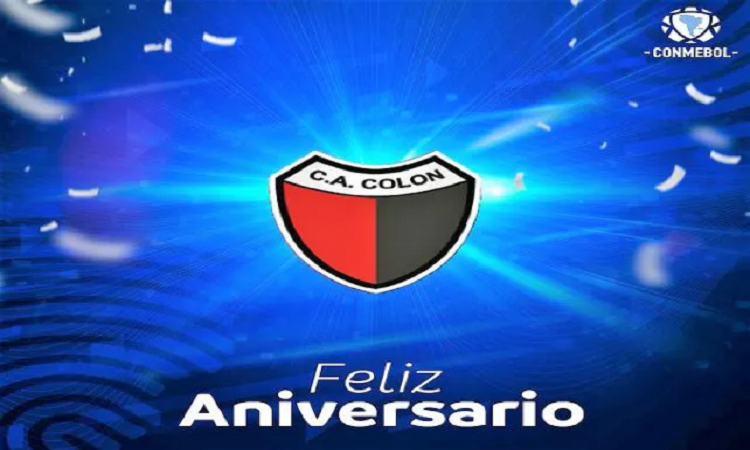 Colón recibió los saludos de AFA, Conmebol y Superliga