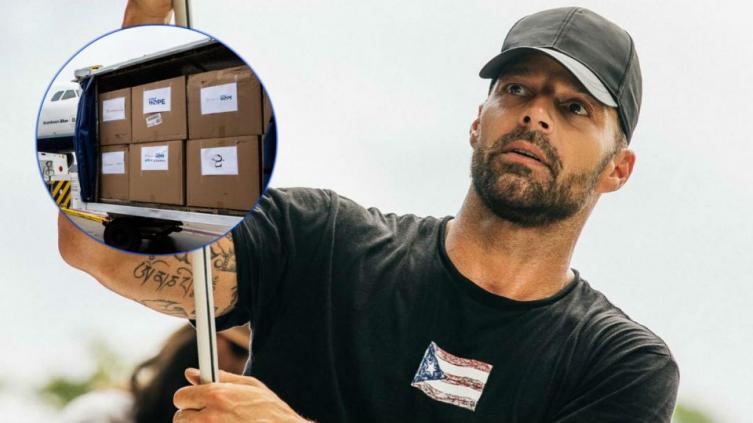 Ricky Martin donó equipos médicos para quienes combaten el coronavirus