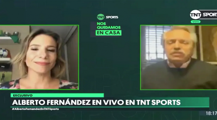 Coronavirus. Alberto Fernández hizo público su deseo de que pronto vuelva el fútbol