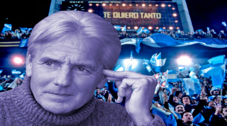 Sergio Denis, “Te quiero tanto” al tema cábala de Argentina en el 86