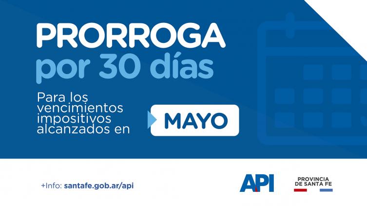 La API prorrogó nuevamente los vencimientos impositivos