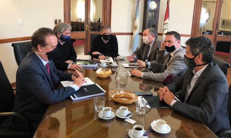 Senadores de la UCR tuvieron una audiencia con los Ministros Michlig y Borgonovo