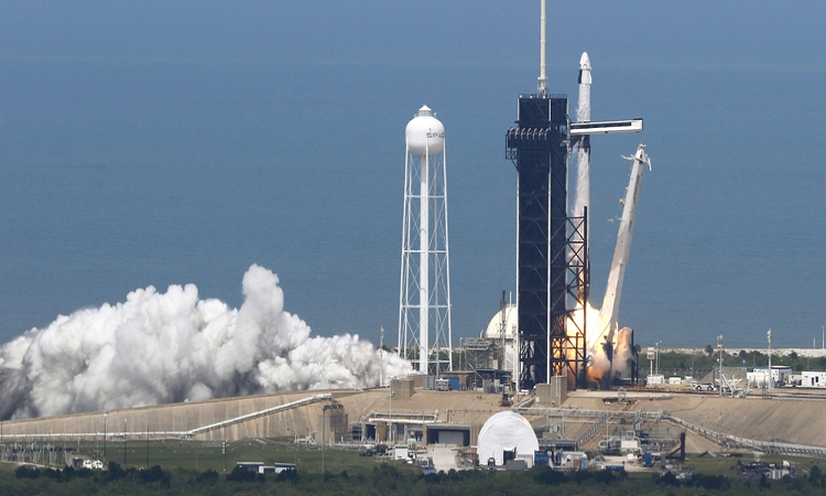 Histórico lanzamiento de la nave de SpaceX