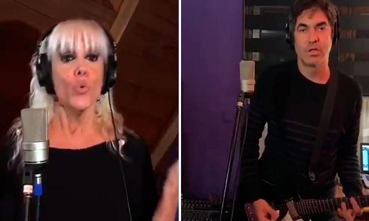 Valeria Lynch y Mariano Martínez grabaron su primer video musical en cuarentena