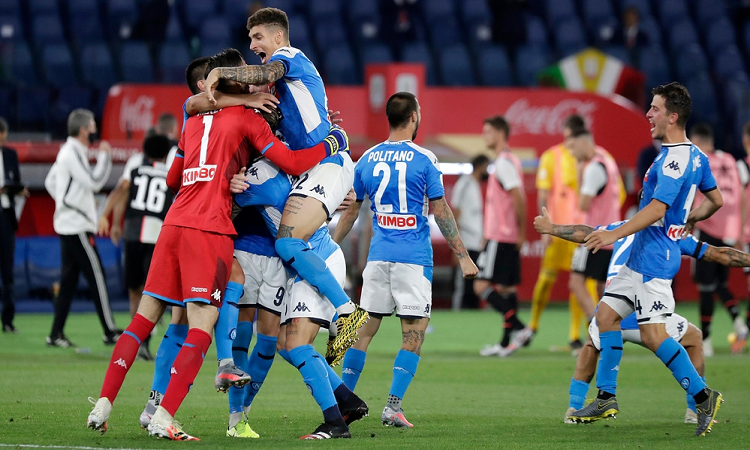 El Napoli venció a la Juventus en los penales y se consagró campeón de la Copa Italia