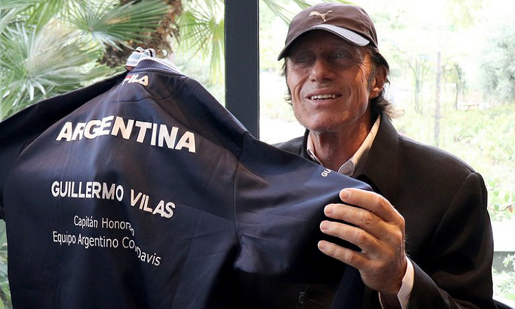 La AAT nombró a Vilas capitán honorario de Copa Davis y embajador mundial del tenis argentino