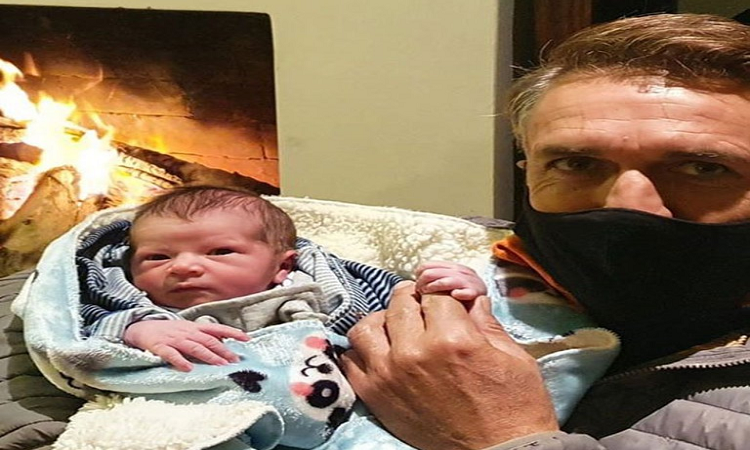 Gabriel Batistuta presentó a su primer nieto